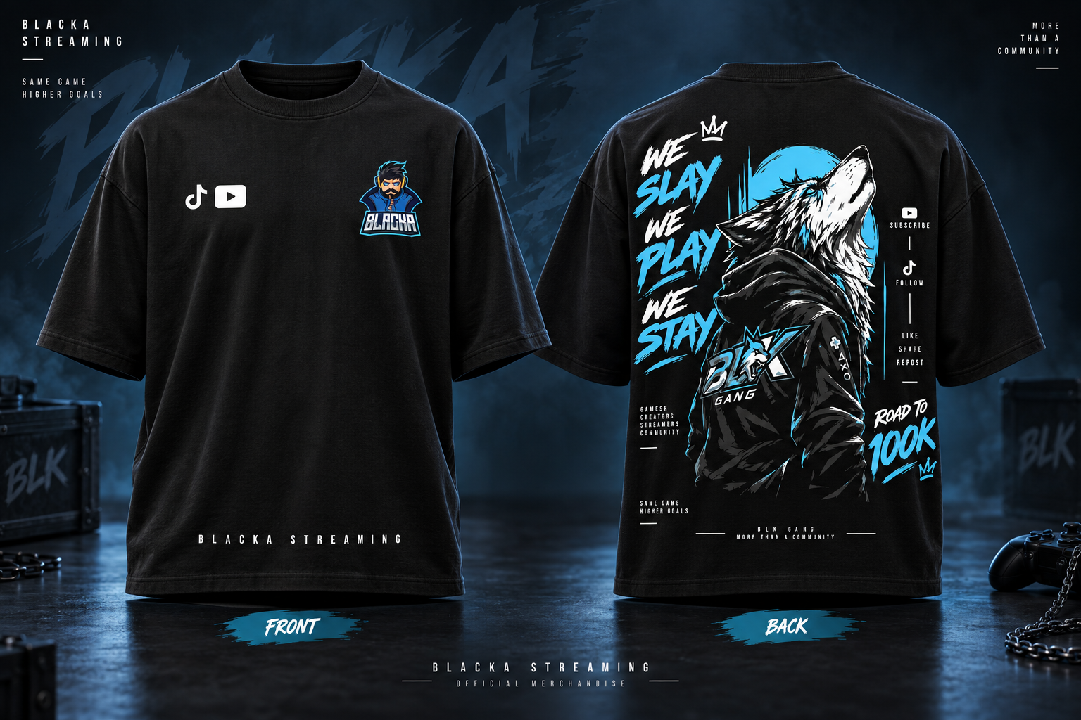 BLK T SHIRT SHORT SLEEVES